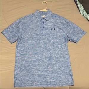 Under Armour Blue Performance Golf Polo Shirt
